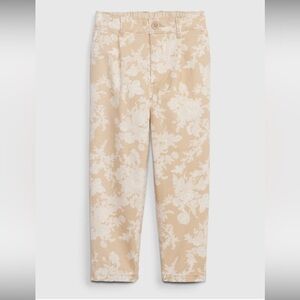 NWT Gap × LoveShackFancy 5 year Toddler Floral Pleated Khaki Trouser Easter Best